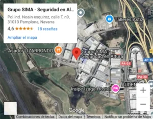 mapa localización grupo sima